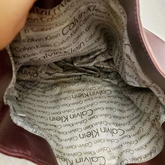 Calvin Klein Plum Shoulder Tote Bag - Picture 10 of 15